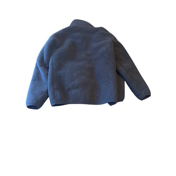 Pacific Trail Kids Black Sherpa Fleece Jacket With Full Zip Front & Stand Collar - Picture 6 of 6